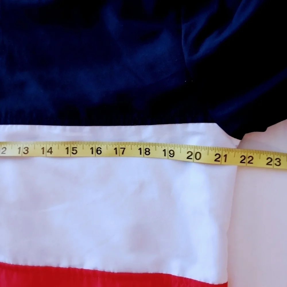 🪷 Forever 21 Red, White, Blue Windbreak Hood Jacket. - Picture 10 of 11